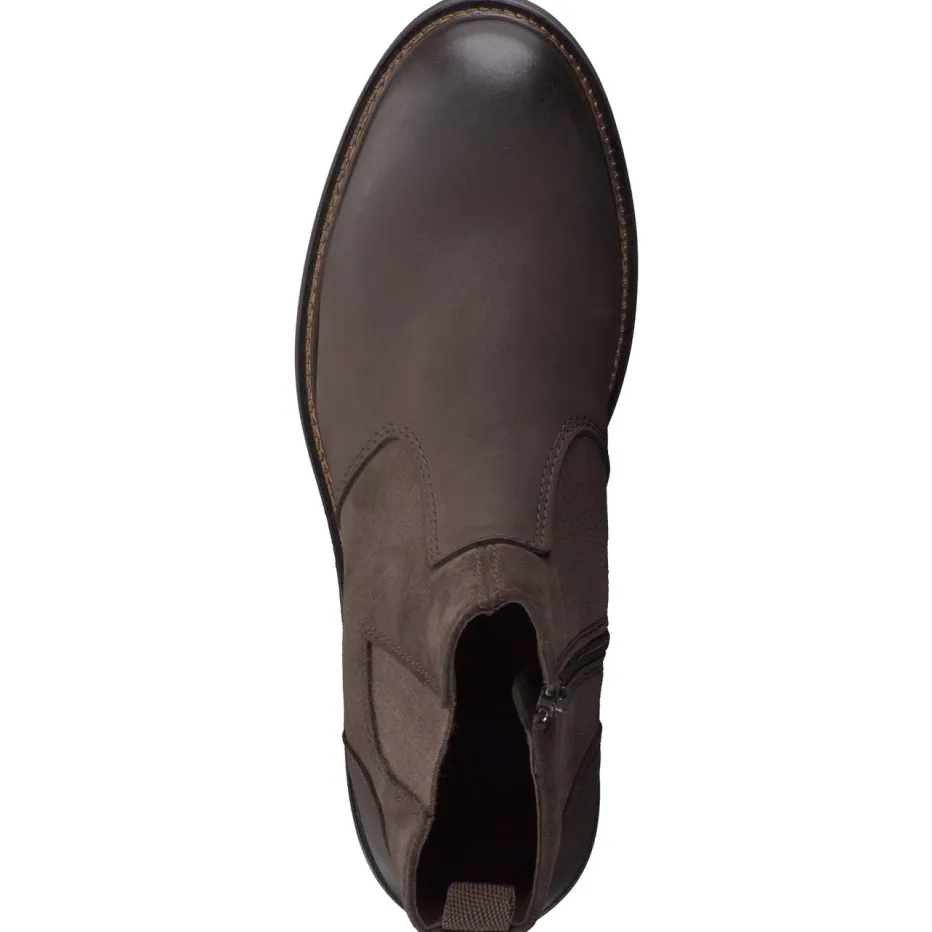 Herren Ralph Harrison – Stiefelette aus Nubukleder Dunkel