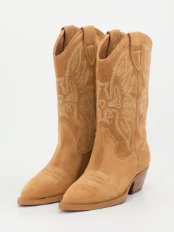 – Westernstiefel aus Veloursleder cognac*Ralph Harrison Sale