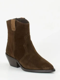 Damen Ralph Harrison – Western-Stiefelette aus Veloursleder