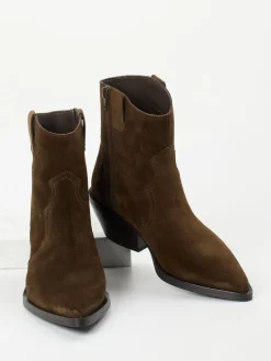 Damen Ralph Harrison – Western-Stiefelette aus Veloursleder