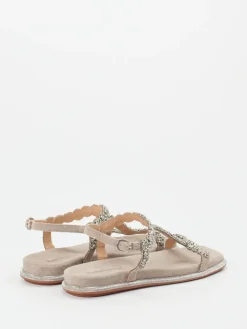 Damen Ralph Harrison – Zehentrenner-Sandalette aus Veloursleder