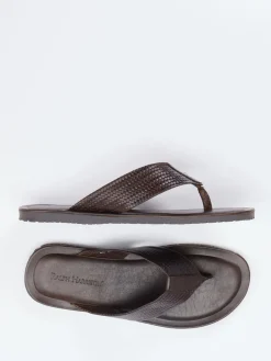 – Zehentrenner aus Kalbleder dunkel*Ralph Harrison Clearance