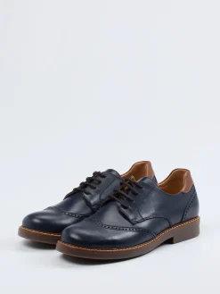 Kinder Ralph Harrison Classic – Brogue aus Kalbleder Dunkel
