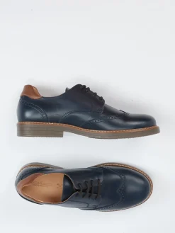 Kinder Ralph Harrison Classic – Brogue aus Kalbleder Dunkel