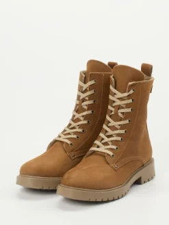 Kinder Ralph Harrison Classic – Schnürboots aus Nubukleder Cognac