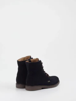 – Schnürboots aus Veloursleder Dunkel*Ralph Harrison Classic Outlet
