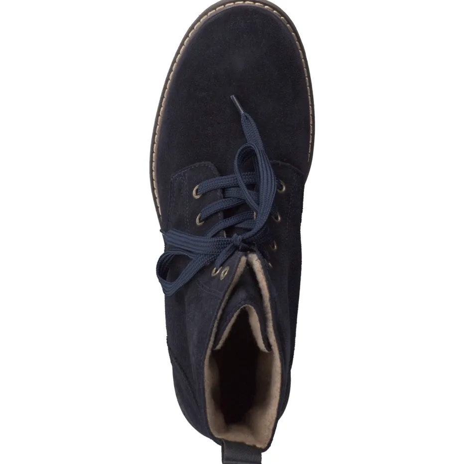 Kinder Ralph Harrison Classic – Schnürboots aus Veloursleder dunkel