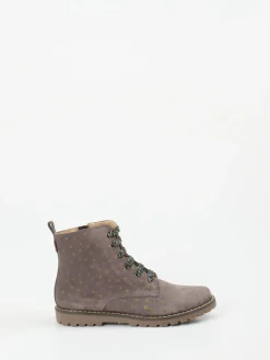 Kinder Ralph Harrison Classic – Schnürboots aus Veloursleder mauvebraun