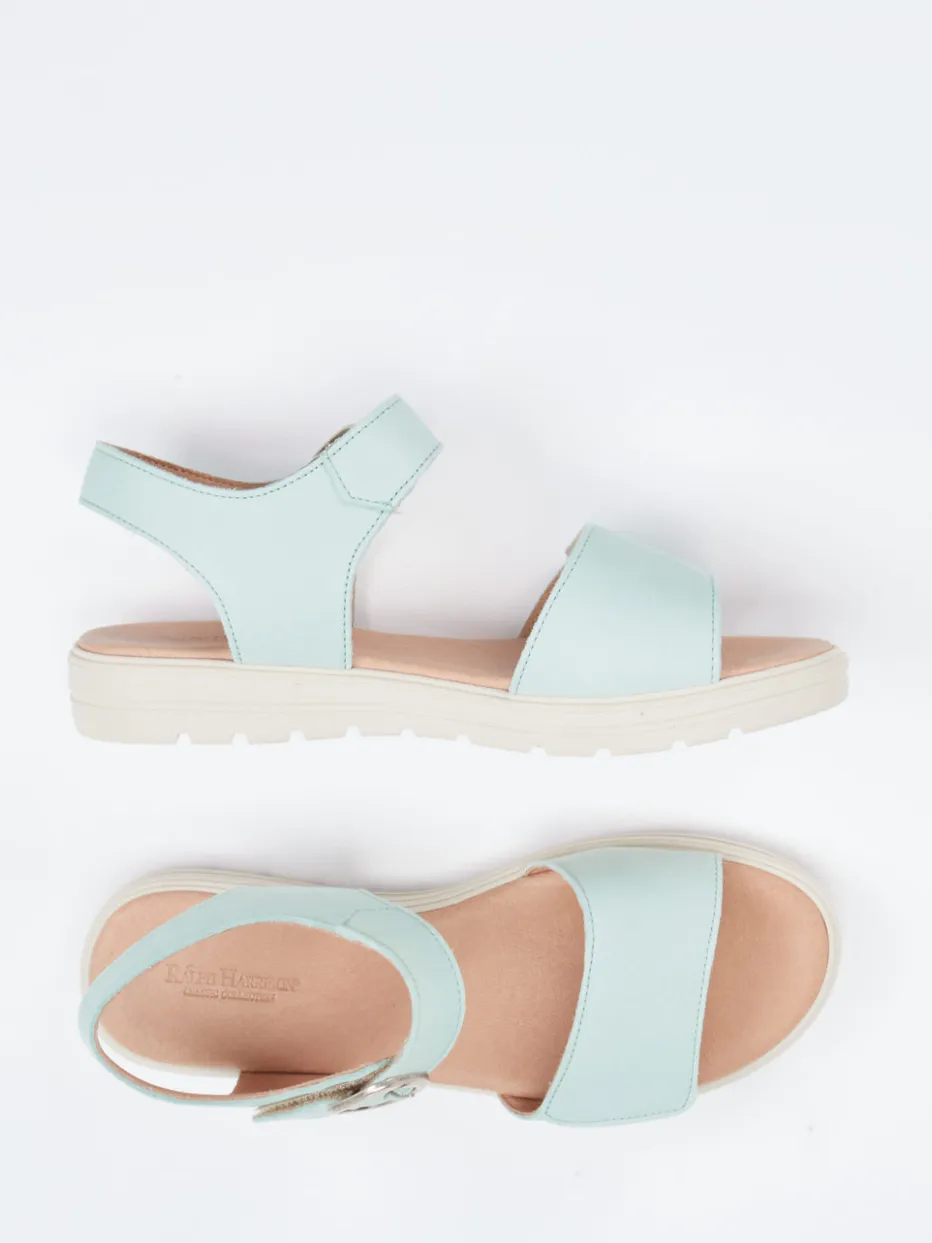 Kinder Ralph Harrison Classic – Sandalen aus Nubukleder Pastellgrün