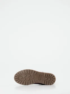 – Winterboots aus geprägtem Leder Beerenpink*Ralph Harrison Classic Outlet