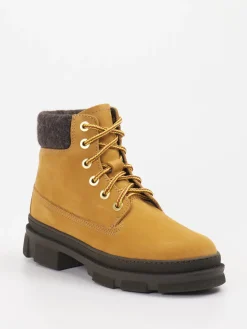 Damen Ralph Harrison Country – Schnürboots aus Nubukleder honigbraun
