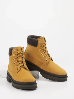 Damen Ralph Harrison Country – Schnürboots aus Nubukleder honigbraun