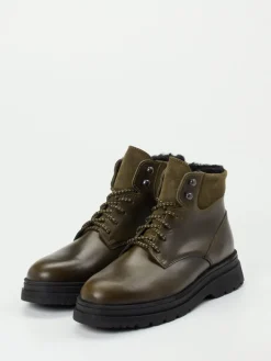 Herren Ralph Harrison Country – Schnürboots aus Fettleder oliv