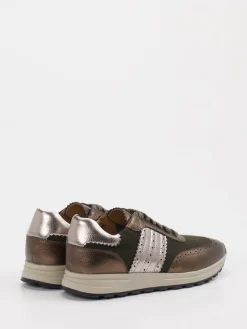 – Sneaker aus Leder und Textil oliv*Rapid Soul Clearance