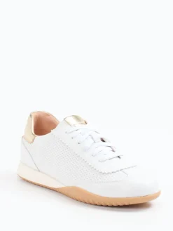 – Sneaker aus Lammleder und Mesh in*Rapid Soul Hot