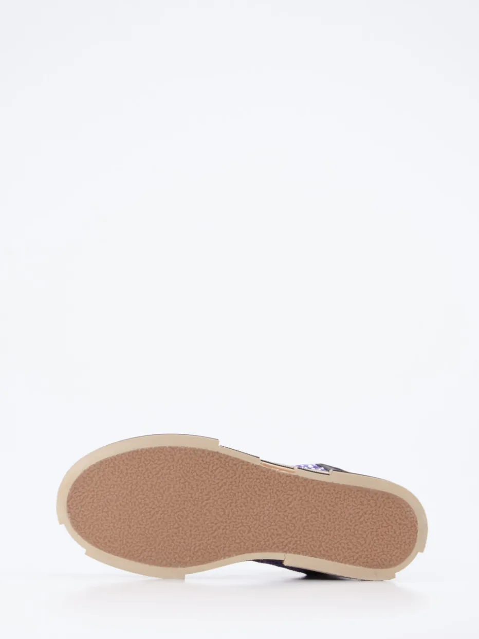 Damen Rebecca White – High-Top Sneaker aus Metallic mit Glitzer