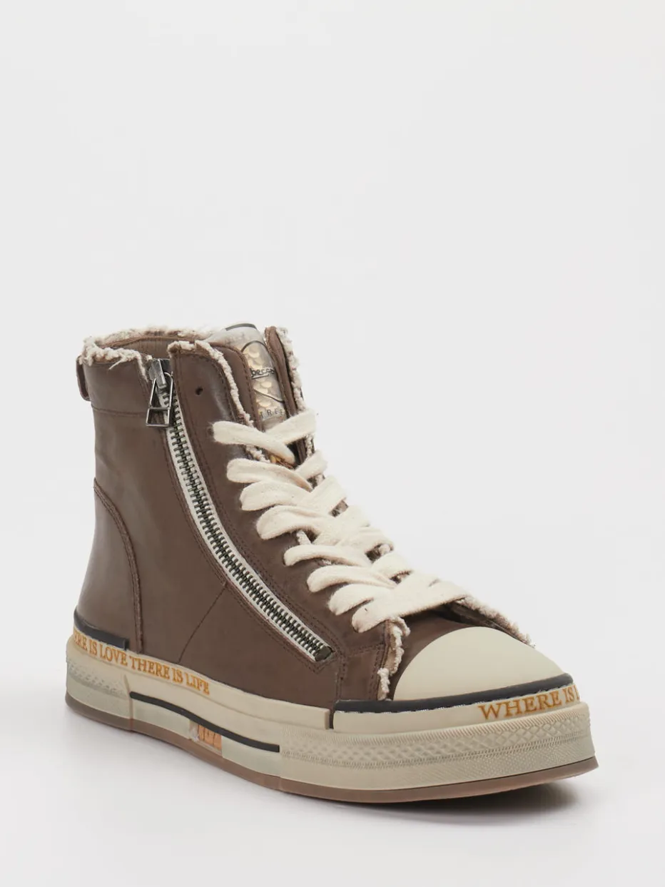 Damen Rebecca White – High-Top Sneaker aus Leder altrosa