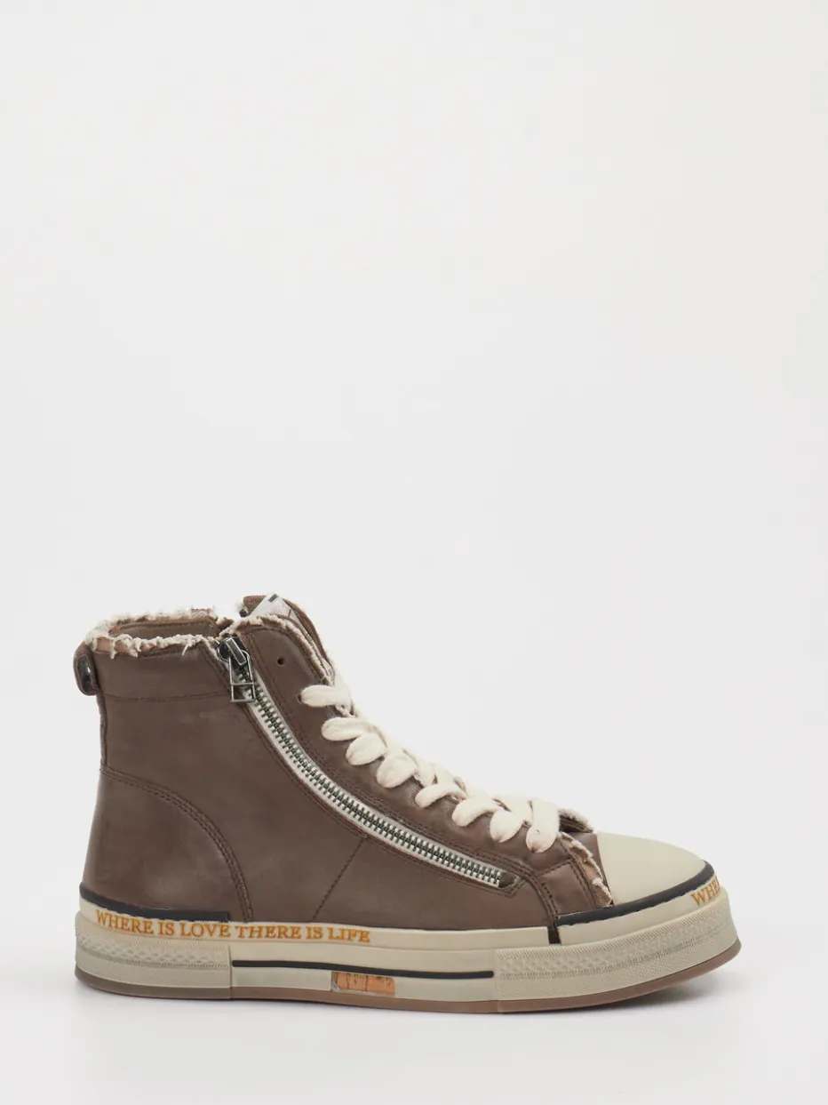 Damen Rebecca White – High-Top Sneaker aus Leder altrosa