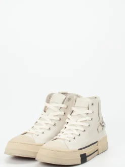 – High-Top Sneaker aus Lammleder creme*Rebecca White Discount