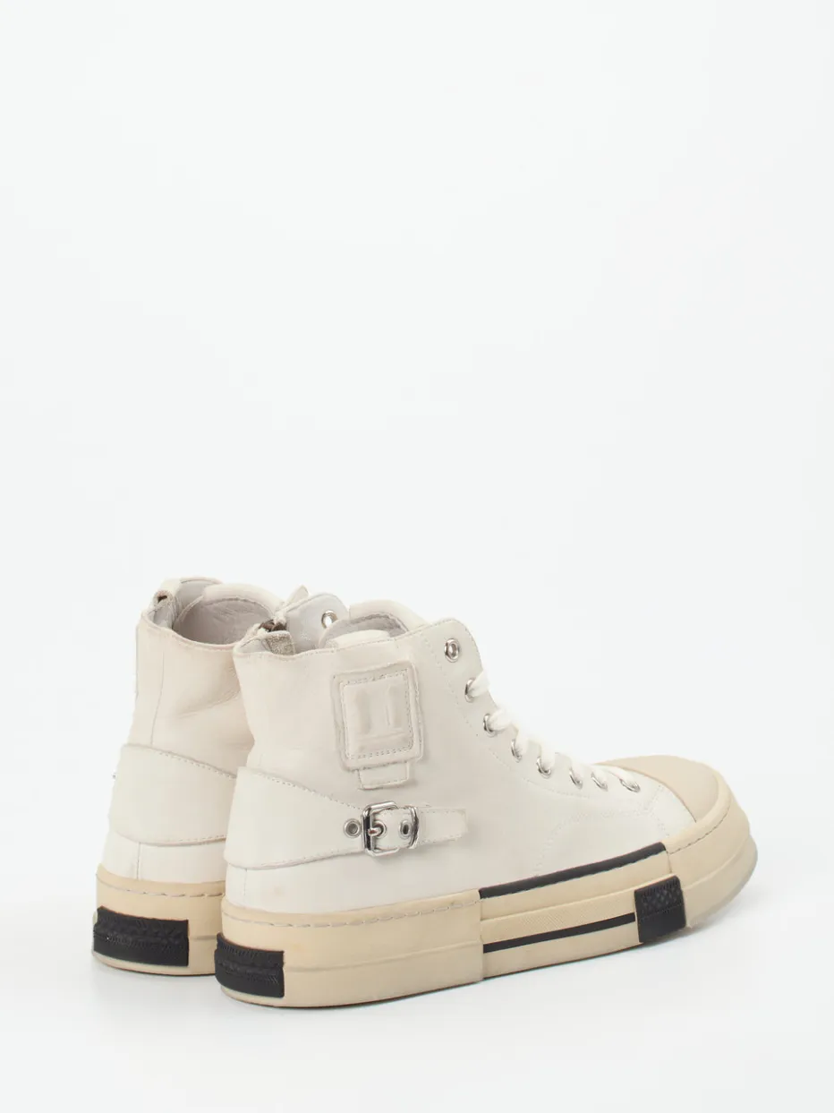 – High-Top Sneaker aus Lammleder creme*Rebecca White Discount