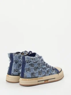 Damen Rebecca White – High-Top Sneaker aus Denim-Textil