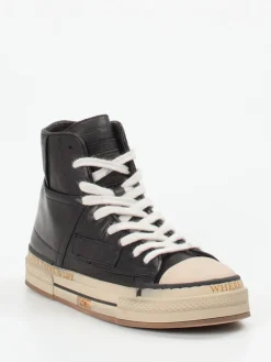 – High-Top Sneaker aus Leder*Rebecca White Discount