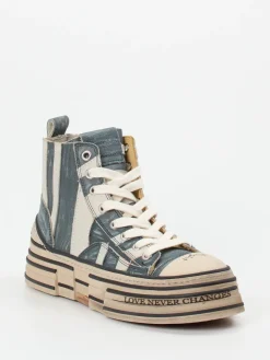 Damen Rebecca White – High-Top-Sneaker aus Leder