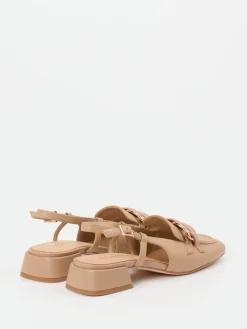 Damen Regarde Le Ciel – Slingpumps aus Lammleder braun