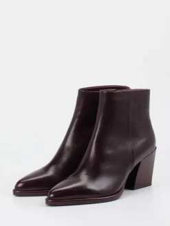 Damen Regarde Le Ciel – Stiefelette aus Kalbleder dunkelrot