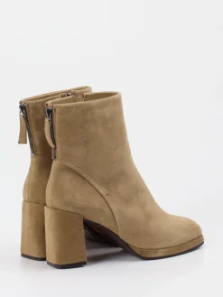 Damen Regarde Le Ciel – Stiefeletten aus Veloursleder sandbeige