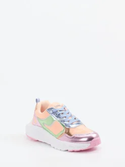 Kinder Richter – Chunky Sneaker aus Textil in Pfirsichrosa