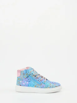 Kinder Richter – Sneaker aus geprägtem Leder Himmel