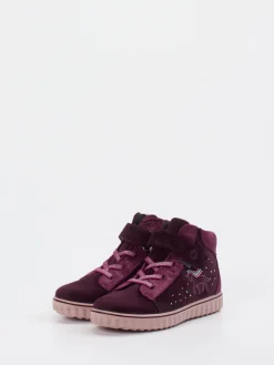 – High-Top Sneaker aus Veloursleder brombeer*Ricosta Online