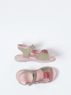 – Klettsandale aus Nubukleder Altrosa*Ricosta Outlet