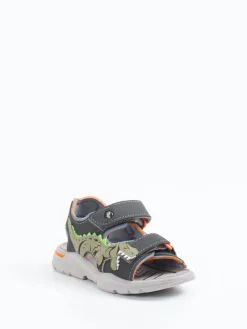 Kinder Ricosta – Klettsandale aus Synthetik in Anthrazit