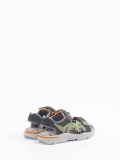 Kinder Ricosta – Klettsandale aus Synthetik in Anthrazit