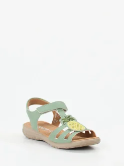 Kinder Ricosta – Klettsandalen aus Synthetik in Salbei