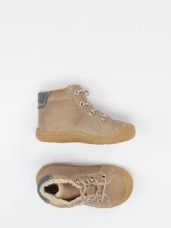 Kinder Ricosta – Lauflernschuh aus Kalbleder beige