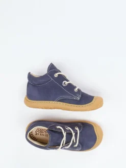 Kinder Ricosta – Lauflernschuh aus Nubukleder Dunkel