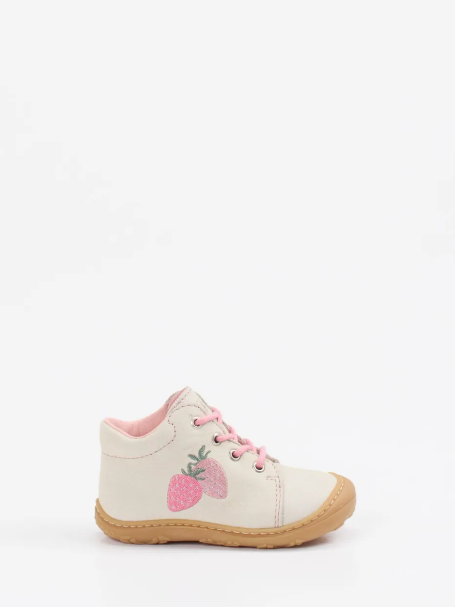 Kinder Ricosta – Lauflernschuh aus Nubukleder creme