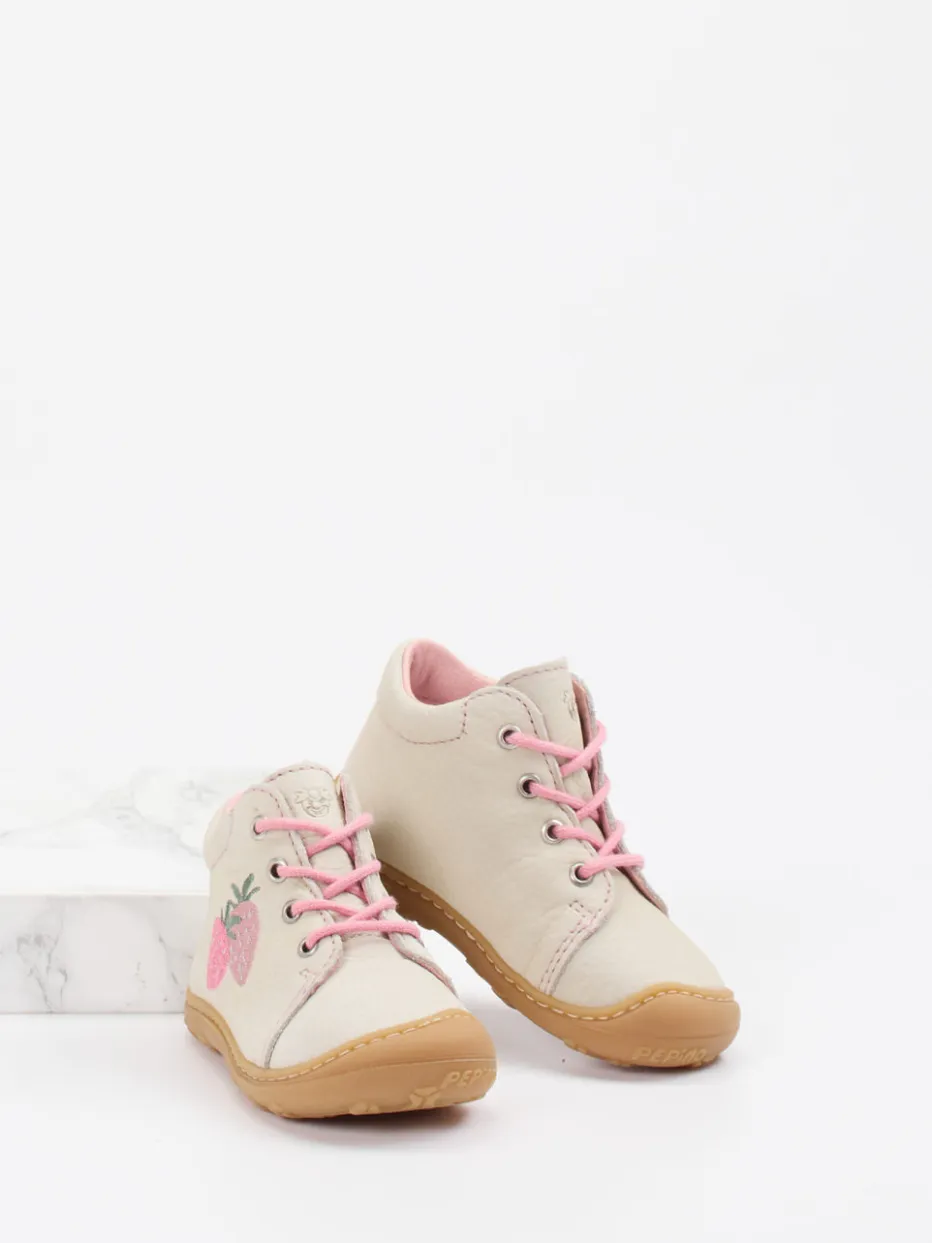 Kinder Ricosta – Lauflernschuh aus Nubukleder creme