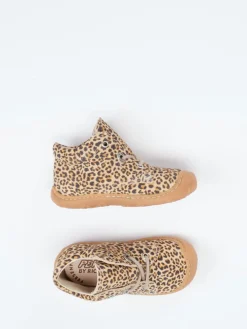 Kinder Ricosta – Lauflernschuhe aus geprägtem Leder