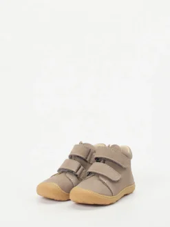 Kinder Ricosta – Lauflernschuhe aus Nubukleder beigegrau