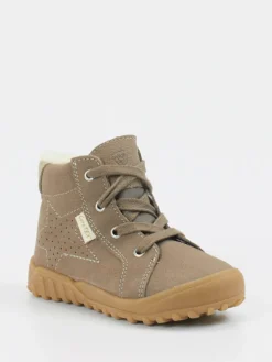 Kinder Ricosta – Lauflernstiefel aus Nubukleder sandbeige