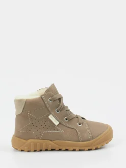 Kinder Ricosta – Lauflernstiefel aus Nubukleder sandbeige
