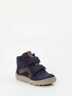 Kinder Ricosta – Mid-Cut Klettboots aus Veloursleder Dunkel