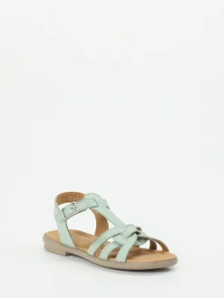 Kinder Ricosta – Riemchensandale aus Nubukleder Mint
