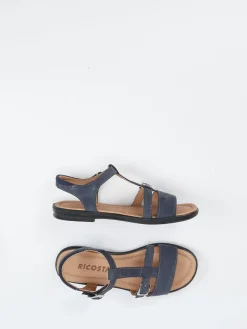 – Riemchensandale aus Nubukleder Dunkel*Ricosta Clearance