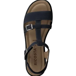 – Riemchensandale aus Nubukleder Dunkel*Ricosta Clearance