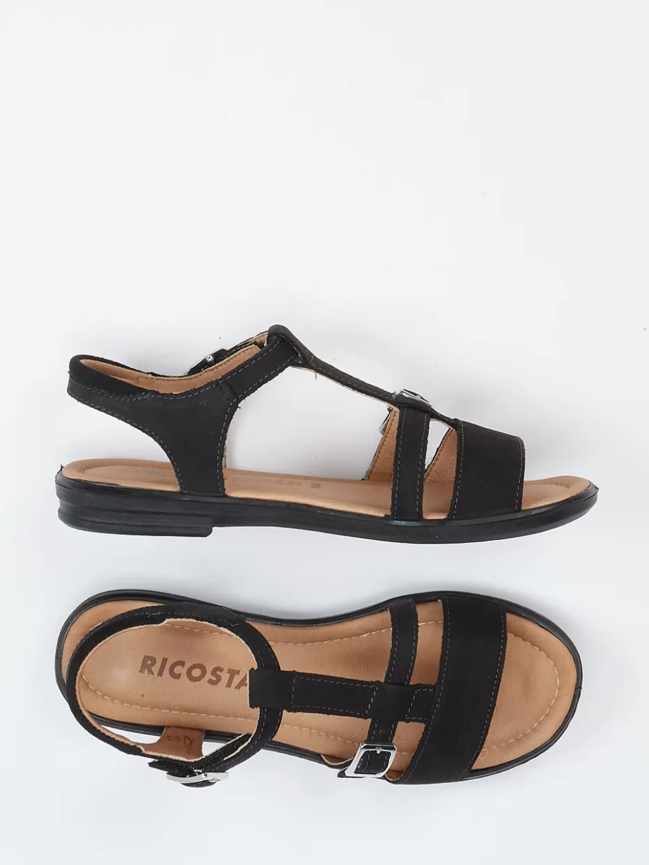 Kinder Ricosta – Riemchensandalen aus Nubukleder